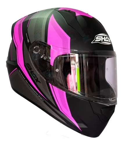 Casco Moto Mujer Integral Shox St Certificado Tipo Shaft Mt