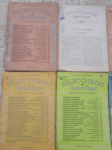 11 Selecciones Del Reader Digest..años 1941... 42 Y 45