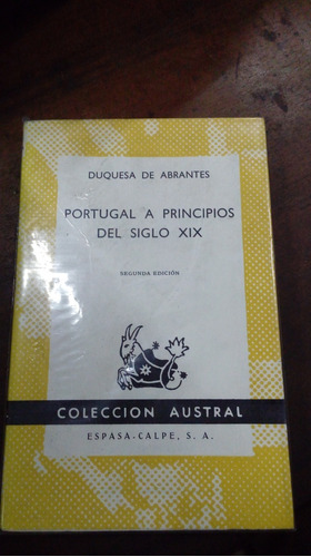 Libro Portugal A  Principios Del Siglo Xix