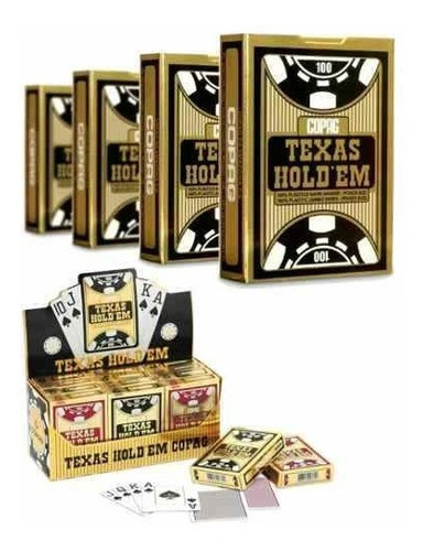 Copag Texas Holdem Poker Original Embalagem C/12 Unidades