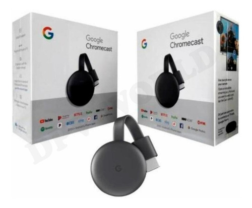 Google Chromecast 3 1080p 60fps Hdmi Wifi Dual Band