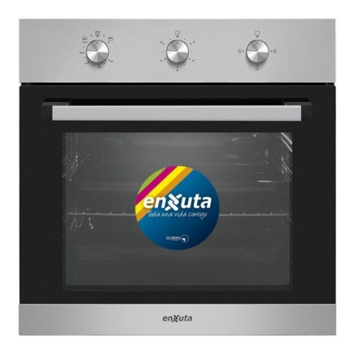 Horno De Empotrar A Gas Enxuta Heenxg5500 Inox 70 Lts Color Gris