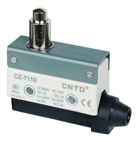 Cz-7110 Cntd Interruptor Limite 1nc+1no Embolo Largo