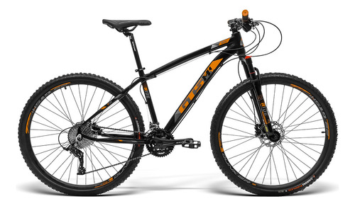 Bicicleta Aro 29 Gts Ride New 27v Freio Hidráulico E K7 Prom Cor Preto-Laranja Tamanho do quadro 21