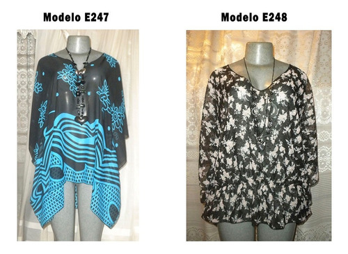Blusones Estampados En Tallas Plus L, Xl, Xxl, Xxxl