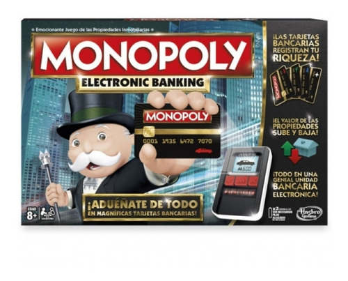 Imagen 1 de 1 de Juego De Mesa,monopoly Electrónic Banking