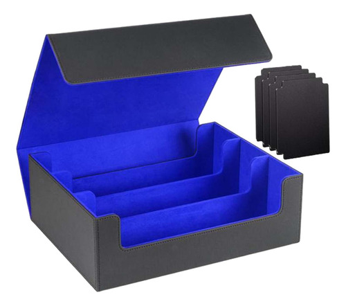 Caja Para Mazo De Cartas, Soporte Para Tarjetas Azul Negro