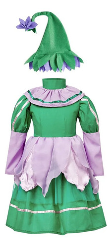 Disfraz De Elfa Del Bosque Para Niña, Para Cosplay De Purim