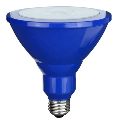 Lampara Led Par 38 E27 8w Azul Exterior Ip65 Jardín Sica