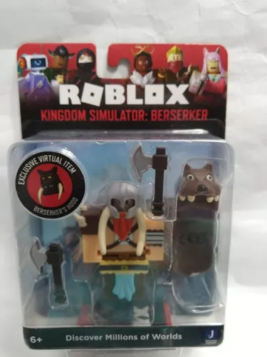 Boneco Roblox Kingdom Simulator Berserker + Código Virtual - Jazwares -  Bonecos - Magazine Luiza