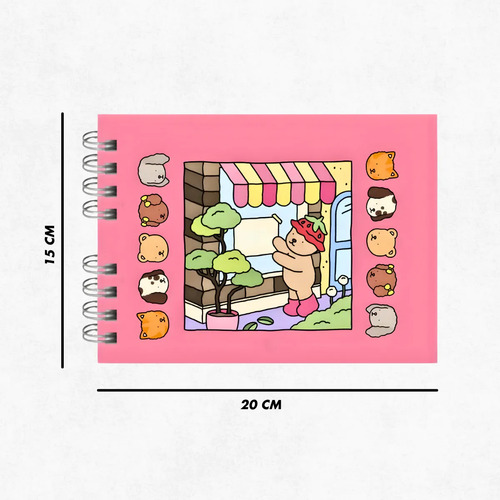 Livro De Colorir Capa Dura/bobbie Goods- Rosa