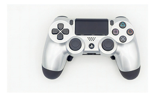 Controle Stelf Ps4 Com Grip Silver Gloss