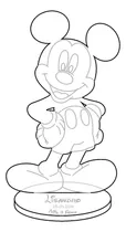 Comprar Souvenir Acrílico Cumpleaños Mickey, Minnie, Sapo Pepe