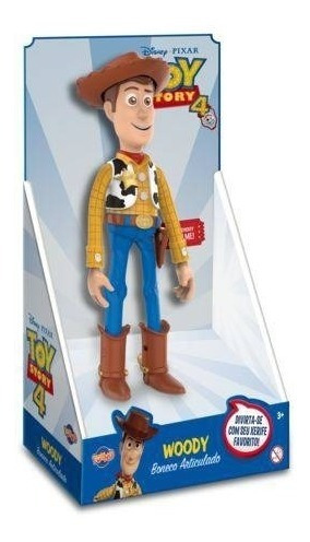 Boneco Articulado Woody Toy Story 4 Toyng 25 Cm Ref. 38180