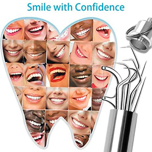 Kit De Limpieza Oral Profunda_ Acero Inoxidable Portátil_1pz