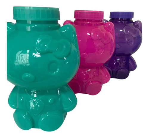 Hello Kitty Chela Botella 1 Litro Con Popote Colores 20 Pzs