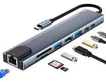 Comprar Hub Adaptador Usb Tipo C 8 En 1 Linkon Macbook Windows