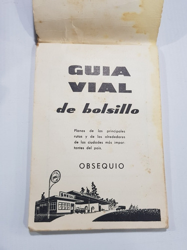 Imagen 5 de 10 de Antigua Publicidad Shell Mapa Rutas Souvenir Guía Mag 58314