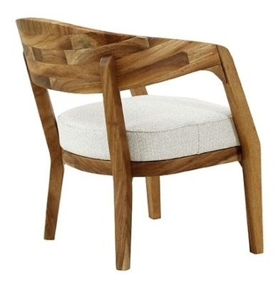 Imagen 2 de 5 de Sillon Portofino Distraction Ecru Këssa Muebles
