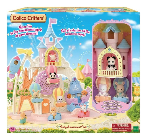 Calico Critters Parque De Atracciones Para Bebés Juego Nuevo