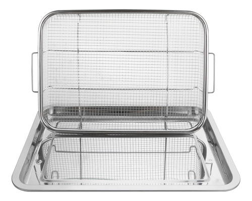 Cesta Para Freidora De Aire Para Horno De 15 X 12 Pulgadas, 