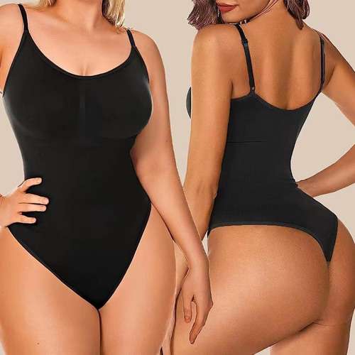 Bodysuit Shapewear Body Para Mujer Con Control De Barriga Negro S