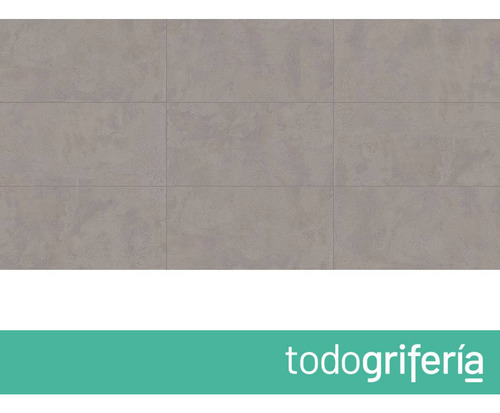 Porcelanato Gris Simil Cemento Monier Beton Satinado 90x180