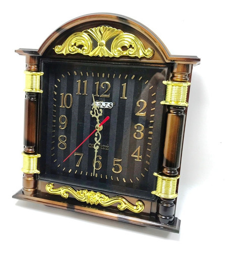 Relógio De Parede Estilo Rústico Vintage Textura Antigo 27cm