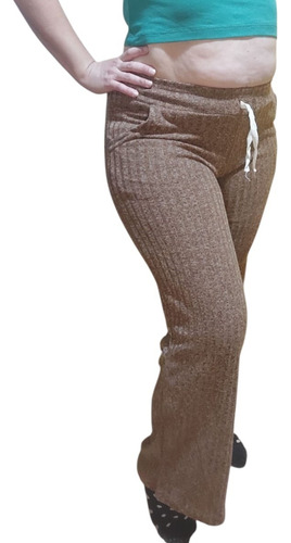 Pantalòn Palazzo De Lanilla Morley Con Bolsillos