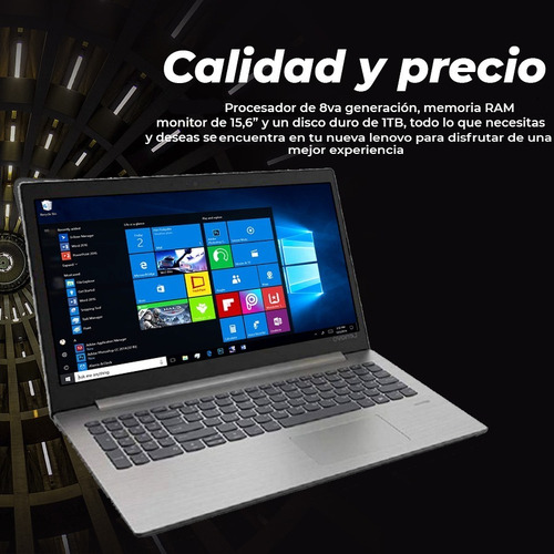 Notebook Lenovo Intel 15 I3 8va Gen 1tb 12gb Ram Gtia 1 Año.