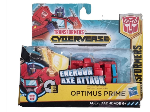 Figura Optimus Prime Energon Axe Attack Ciberverse