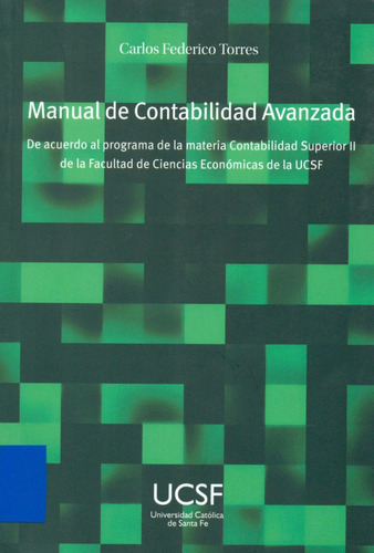 Manual De Contabilidad Avanzada - Carlos Federico Torres.