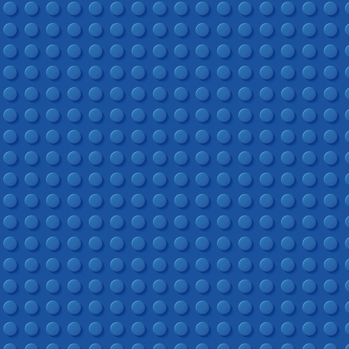 Papel De Parede Adesivo Bloco De Montar Azul Quarto Geek 9m