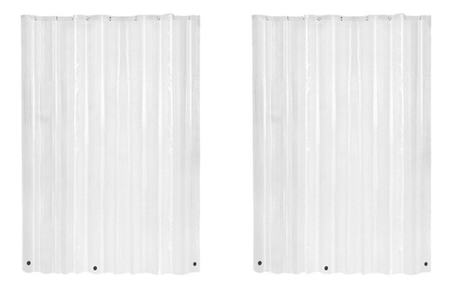 2x Forro De Ducha Peva Cortinas Antibacterial Resistente