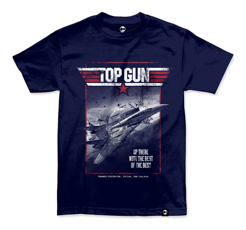Top Gun | 100% ALG. | Craneo Remeras De Cine