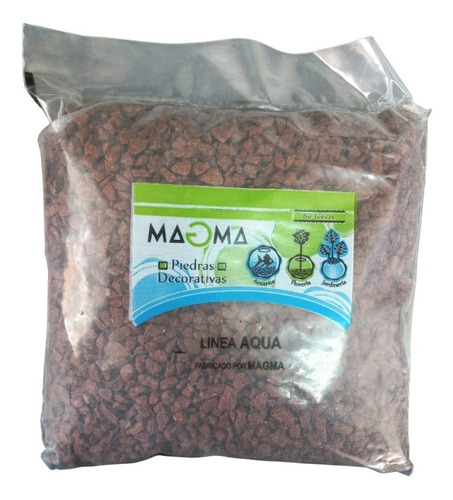 Piedras Grava Color Pleno Acuario Maceta Cactus Magma 2kg