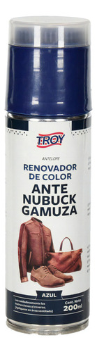 Renovador Color Zapato Ante Nubuck Gamuza Azul Troy Arp-05az