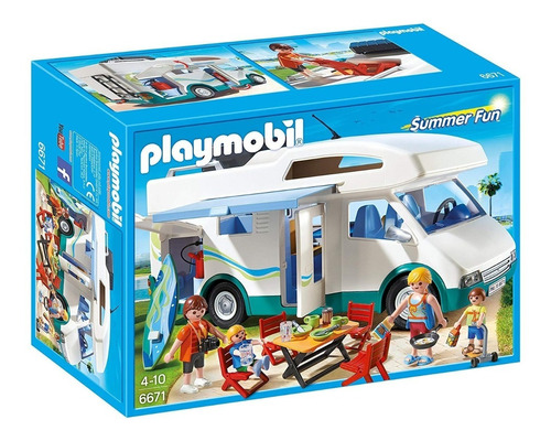 Playmobil Summer Fun 6671 Caravana De Verano