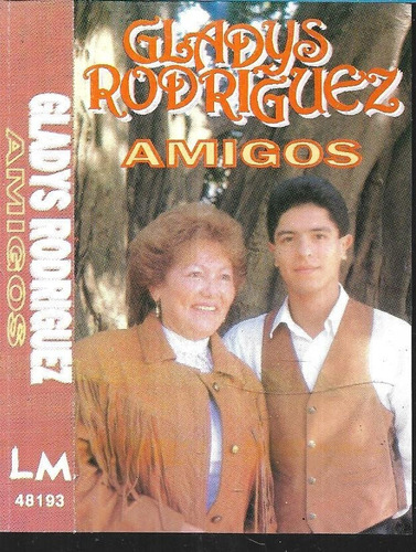 Gladys Rodriguez Album Amigos Sello Leader Music Cassette