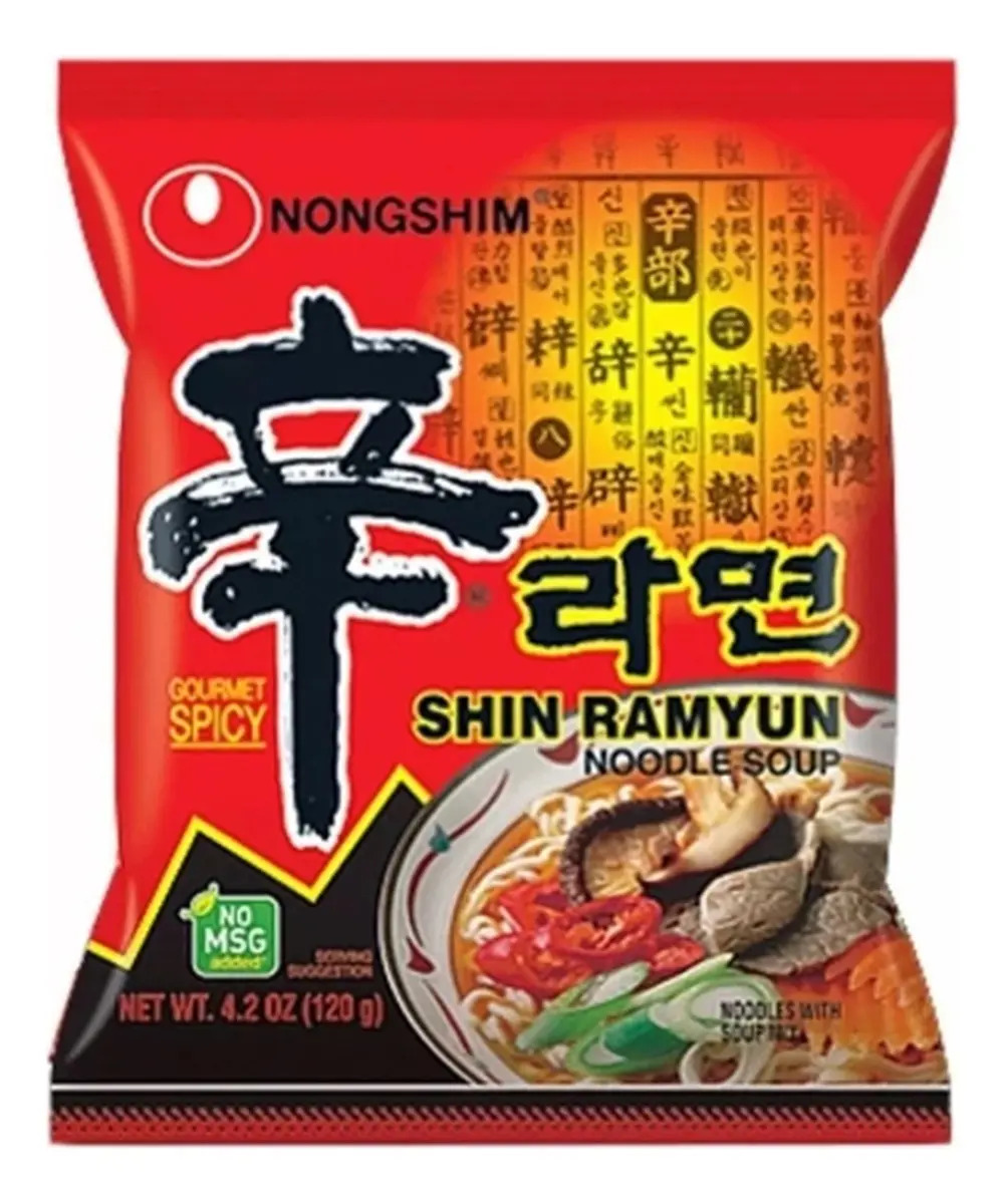 Macarrão instantâneo shin ramyun pacote 120g