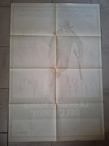Póster Mate Color La Oculta Mano Del Crimen 75x110 Cm (Usado)