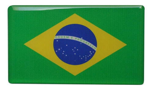 6 Bandeiras Adesivas Resinadas Alemanha Brasil Eua Israel