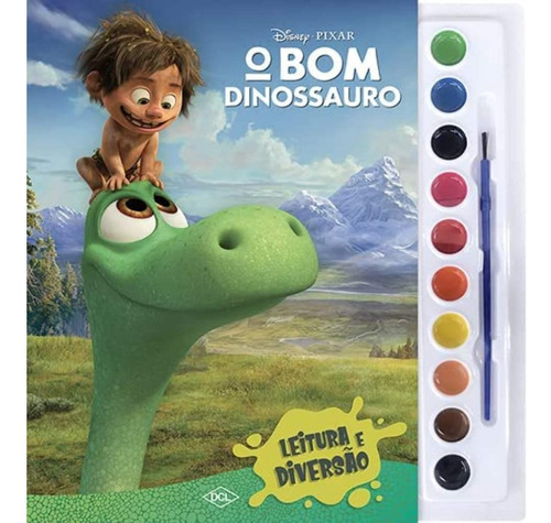 Livro Disney Aquarela - O Bom Dinossauro - Editora Dcl