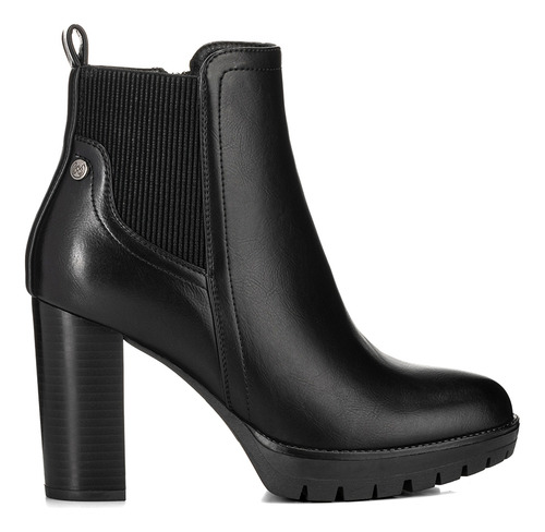 Botin Negro Casual Mujer Weide Qbm06