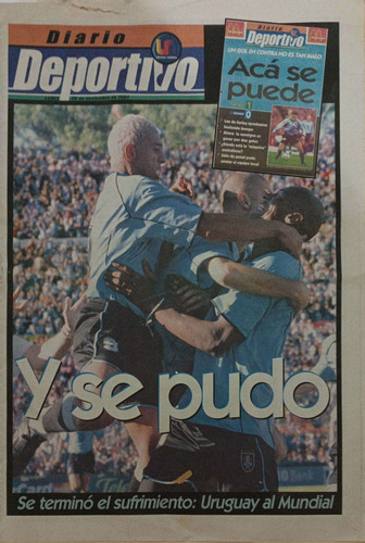 Diarios Ultimas Noticias Y El Pais, Uruguay Al Mundial 2002