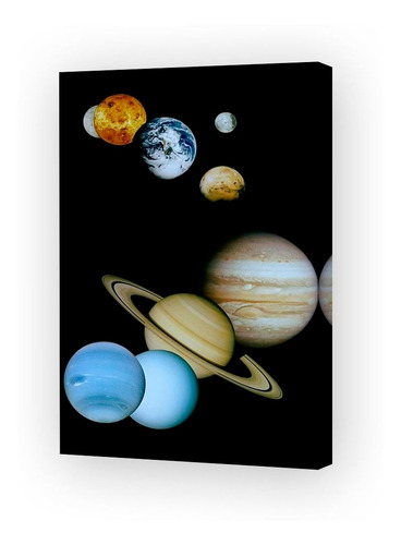 Cuadro 60x90cm Planetas Tierra Mundo Galaxia M4