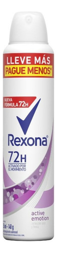 Rexona Active Emotion Antitranspirante Aerosol Fem X 250 Ml