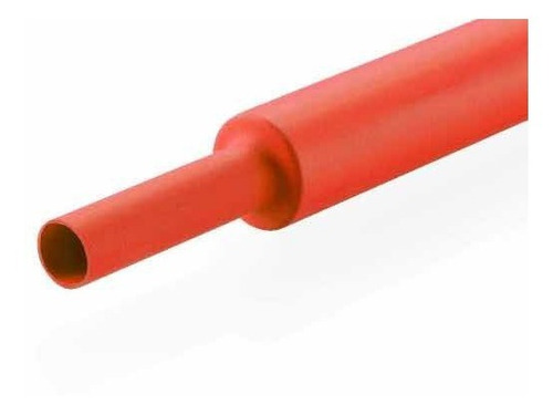 Kit 10mts Espaguete Termo Retrátil Tubo 1mm Vermelho