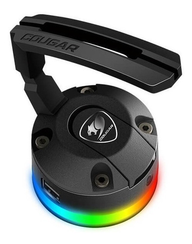 Soporte Gamer Para Mouse - Bungee Cougar Bunker Rgb Usb 2.0