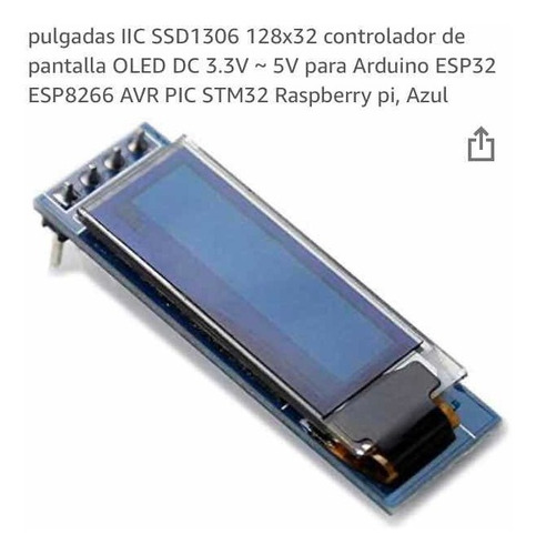 Pantalla Oled . Arduino